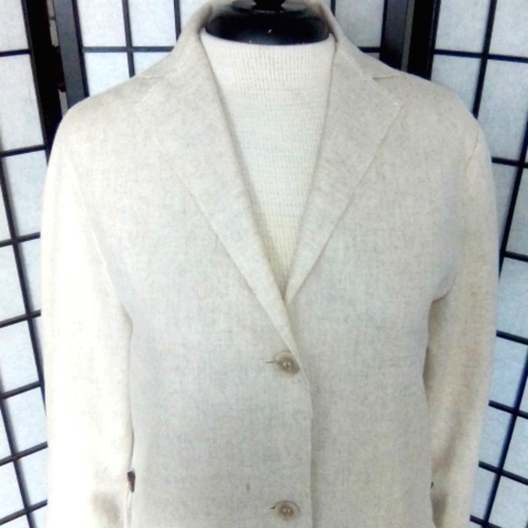 Poleci unlined  wool coat. Size 6 - Picture 2 of 6